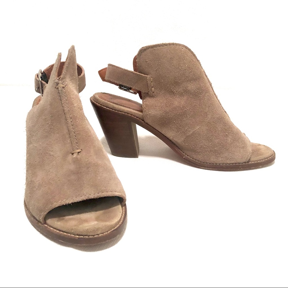 Frye Courtney Sling Back Sandal Ash Sz 8.5